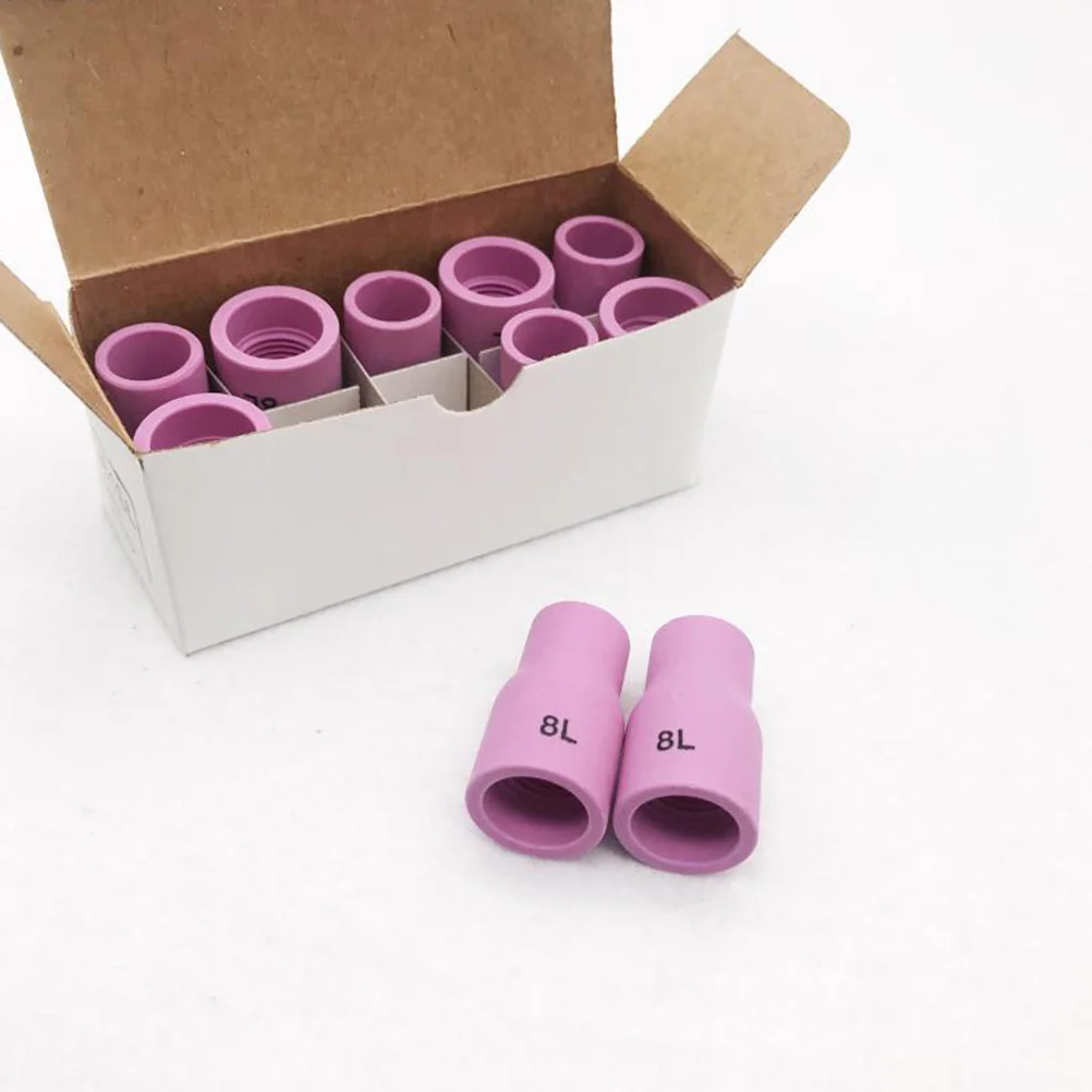 10 قطعة فوهات لحام قوس الأرجون السيراميك منخفضة حرق فقدان دائم 53n61sl Tig فوهة لحام لسلسلة 17cb20g 17gl المهنية