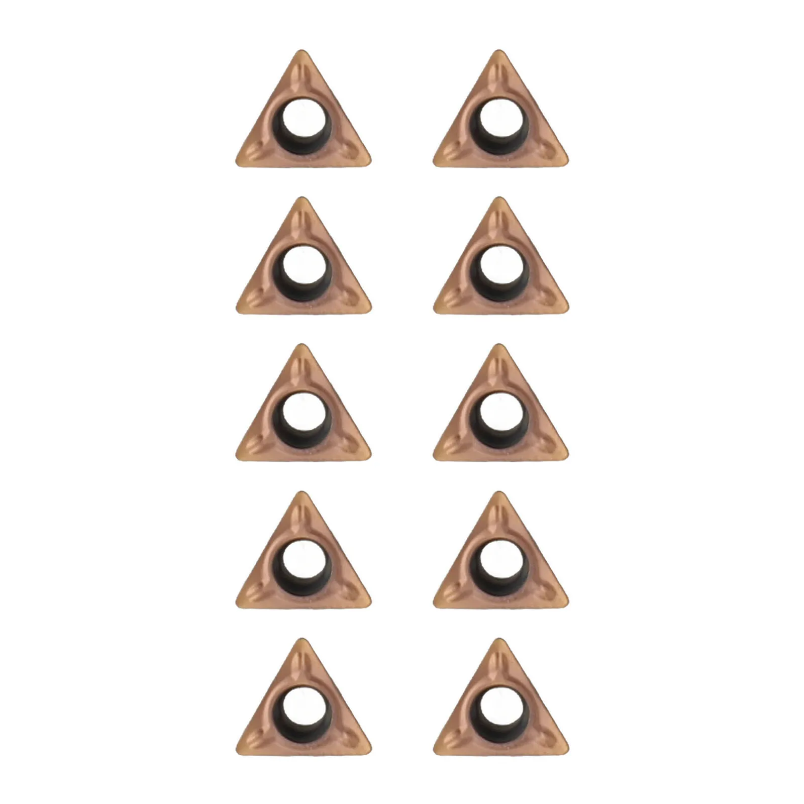Cost Effective Carbide Turning Inserts, 10pcs TMPT080204N for Pneumatic Chamfering Machine Part, Easy Replacement