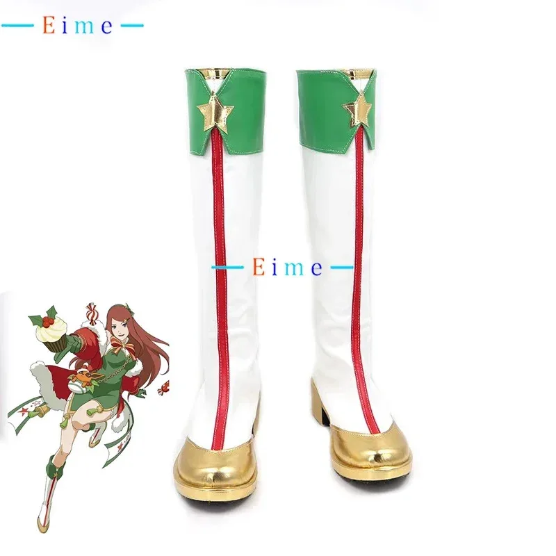 

NewKushina Cosplay Shoes Anime Accessories PU Leather Shoes Halloween Carnival Boots Cosplay Prop Custom Made2025
