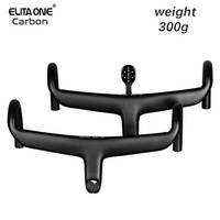 ELITAON  SL8 Bicycle Handlebar Carbon Handlebar Integrated Road 28.6mm Road Handlebar With Spacers Cycling Parts Accessories