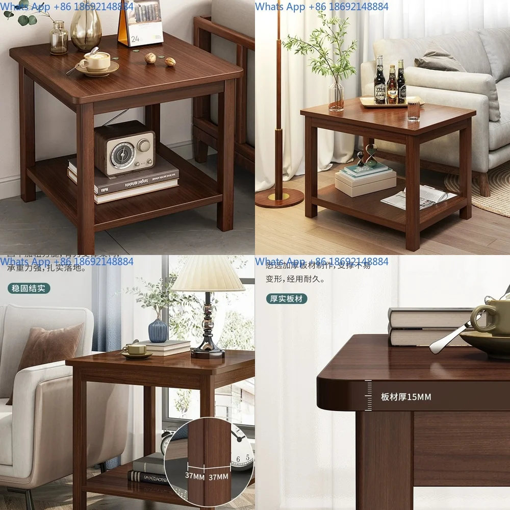 

Simple style side table for living room bedroom balcony sofa bedside small coffee table