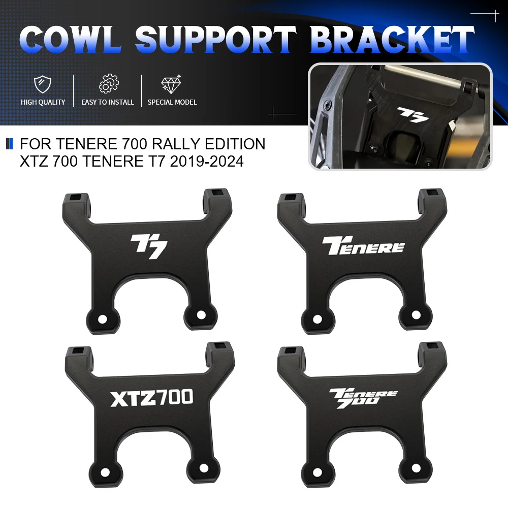 

For YAMAHA TENERE 700 RALLY EDITION XTZ 700 TENERE T7 2019-2024 Motorcycle Accessories Dash Stabilizer Anti Vibration Bracket