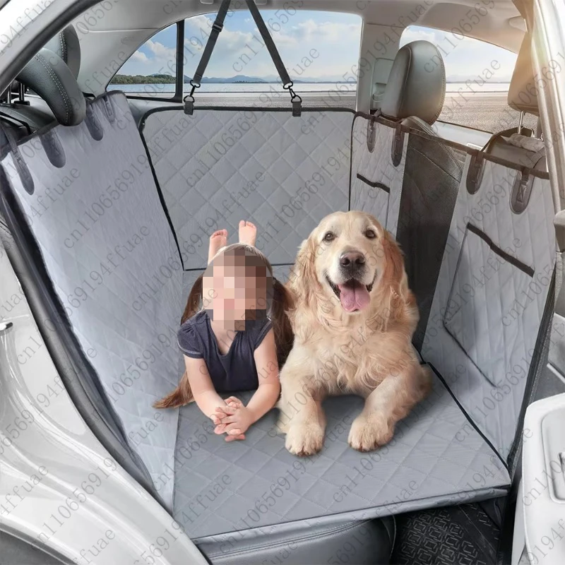 

Dog Car Seat, Dog's Rear Seat Extender, Hard Bottom Support, 300 Pound Rear Seat Dog Hammock