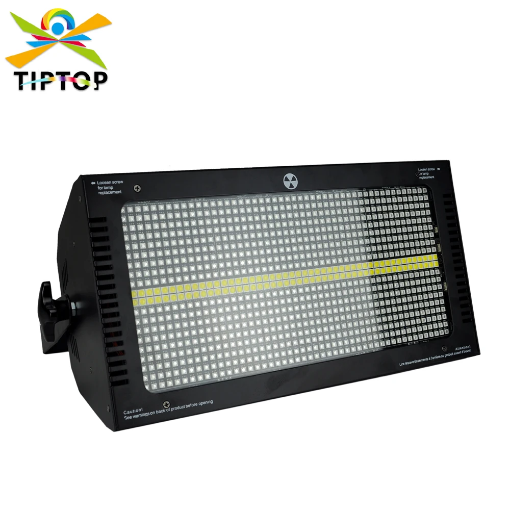 TIPTOP 280W 864PCS 5050SMD RGB Color with 96PCS White Color Flash Belt Led Strobe Light DMX Control Sound Auto Mode Club Disco