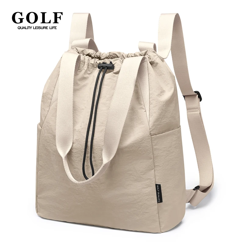 GOLF Women Backpack Tote Bag Convertible Shoulder Bags Cute Drawstring Backpack Waterproof Lightweight 13 inch Laptop Back Pack