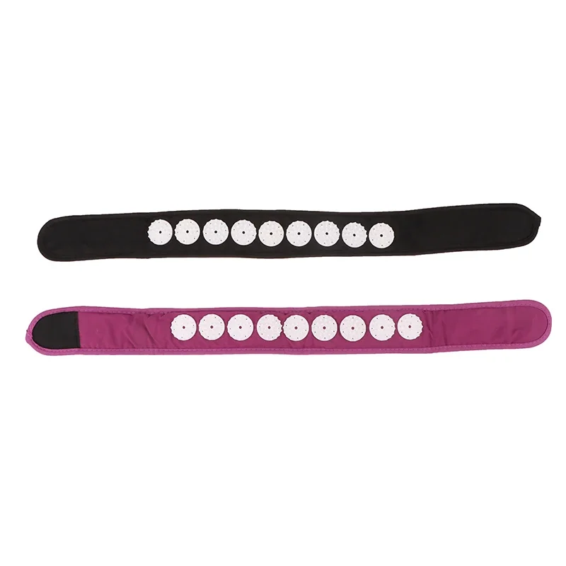 حزام الوخز بالإبر العلاج بالابر عقال أداة التفاف رئيس دليل حصيرة المحمولة رفع الوجه قابل للتعديل الإغاثة خواتم الجلد الصداع النصفي