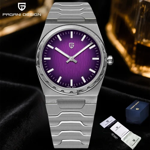 Imagen 1 del producto PAGANI DESIGN 2025 nuevo Reloj de cuarzo para Hombre 7mm 222 PDYS020 Acero inoxidable caucho cristal de zafiro resistente al agua 100m Reloj Hombre