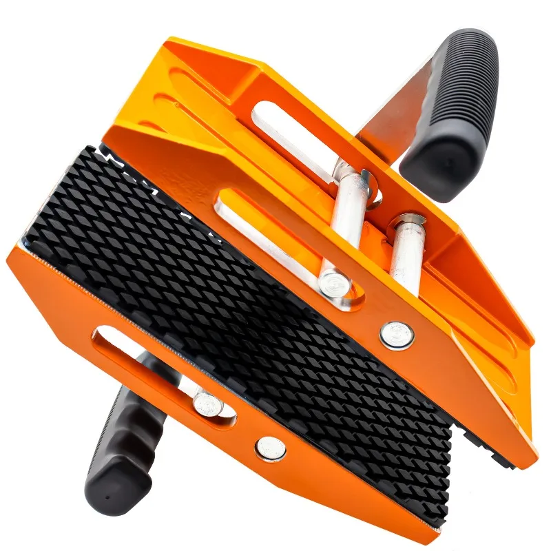 Double Handle Transport Clamp Orange Aluminum Alloy Carrier Tool  Glass Tile Stone Countertop Panel Lifting Handling Equipment