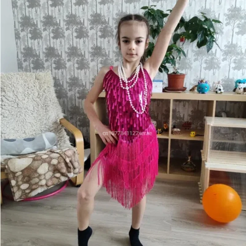Top corto da ballo latino per ragazze, canottiera, pantaloni a gamba dritta, set di spettacoli di danza di strada per bambini hip-hop in abiti alla moda