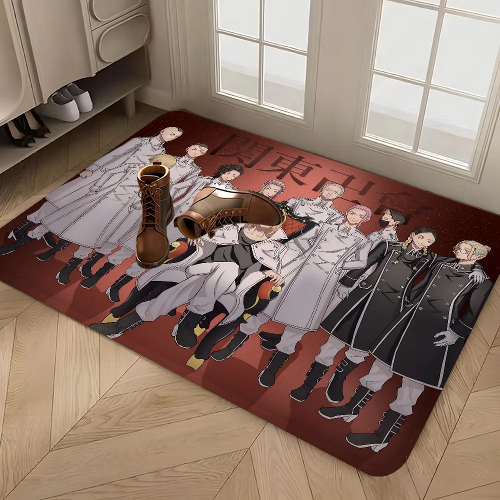 Tokyo Revengers Door Mat Nordic Style Home Doormat Bathroom-Toilet Mats Bedroom Alfombra