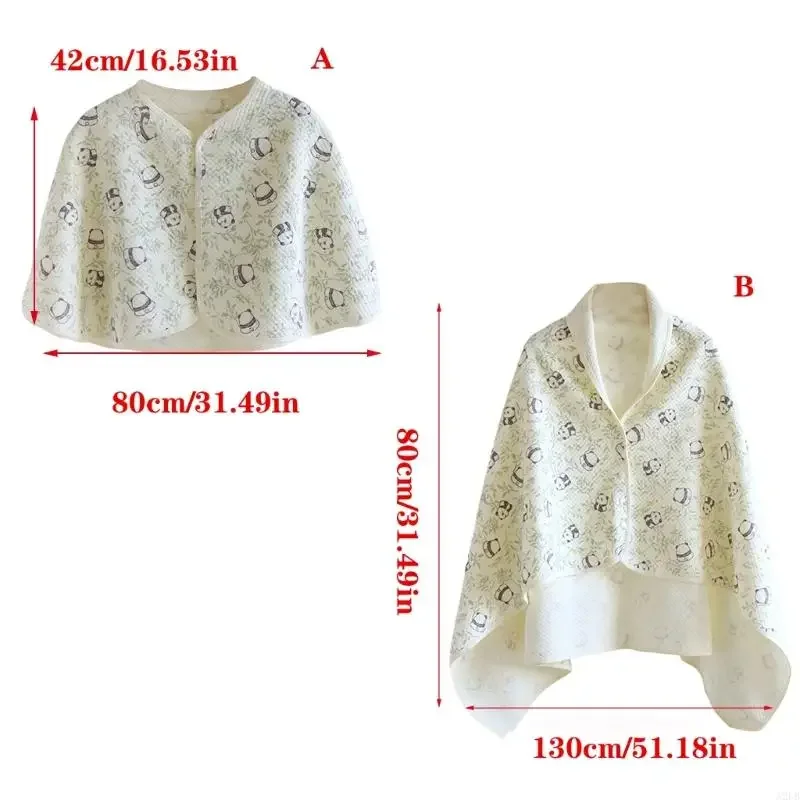 عباءة خصوصية للرضاعة الطبيعية، شال قطني فائق النعومة للرضاعة، خفيف الوزن، مناسب للبشرة الحساسة، ضروري للأمومة 15UB #2