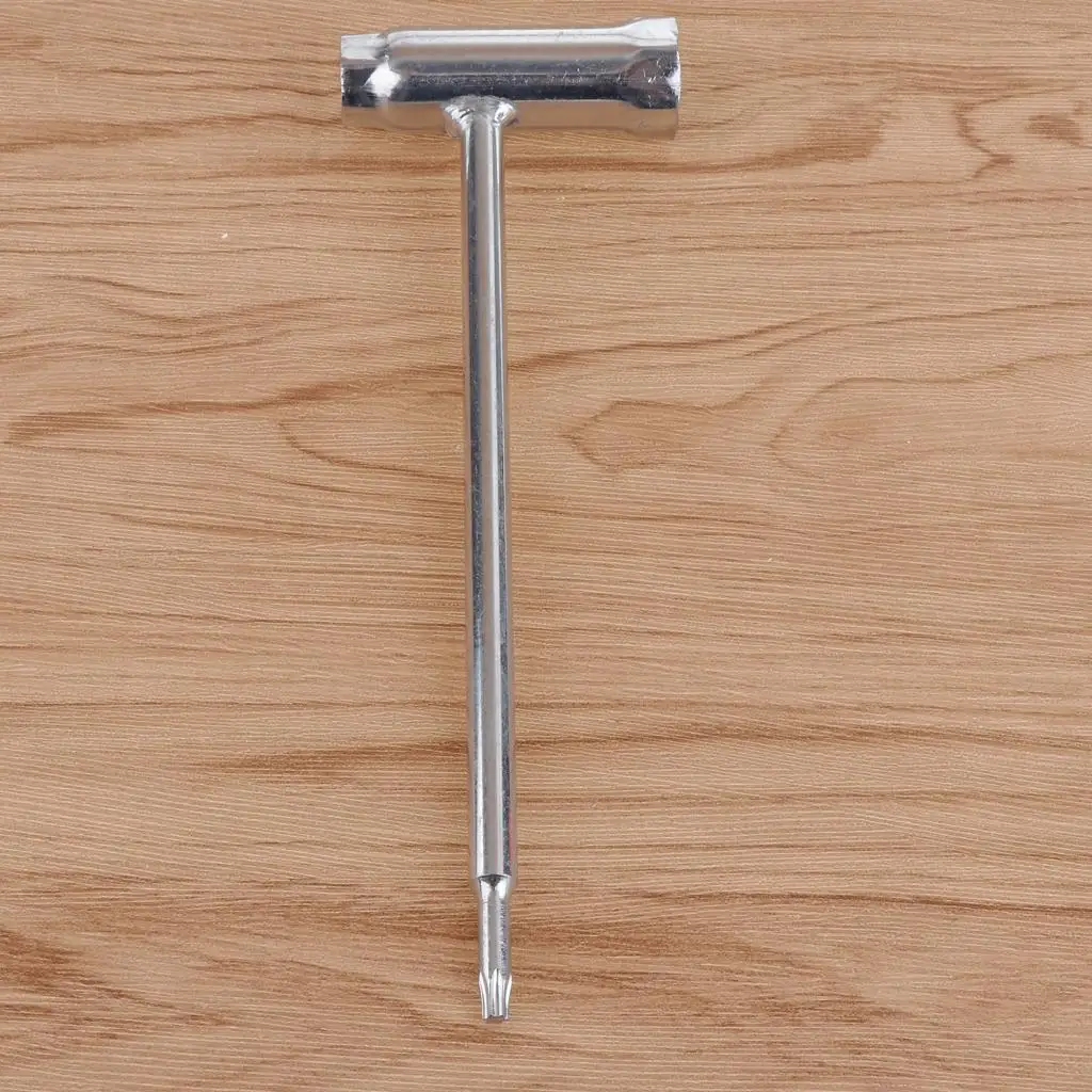 Stainless Steel Screw Driver Plug Spanner Metal Maintenance Tool Screwdriver Socket Adapter for Field Equipment