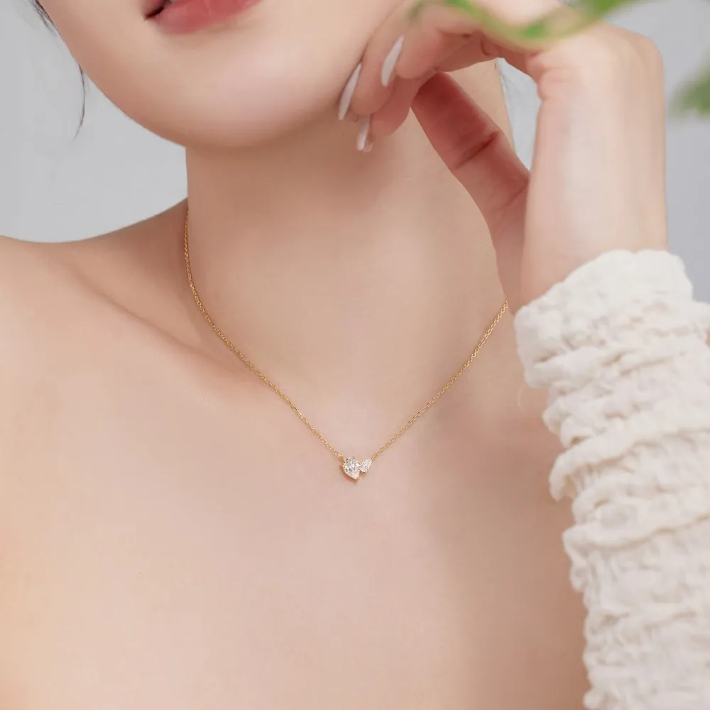 Collier en argent regardé S925 pour femme, design évidé à la mode pour les yeux, nouveau