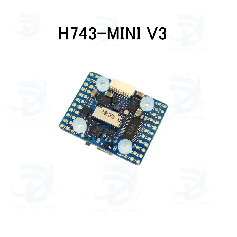 Fy1pcs for Matek H743-MINI V3 H743 Flight Controller STM32H743VIT6 ICM20602 Built-in OSD DPS310 PDB for FPV RC Racing Drone Part