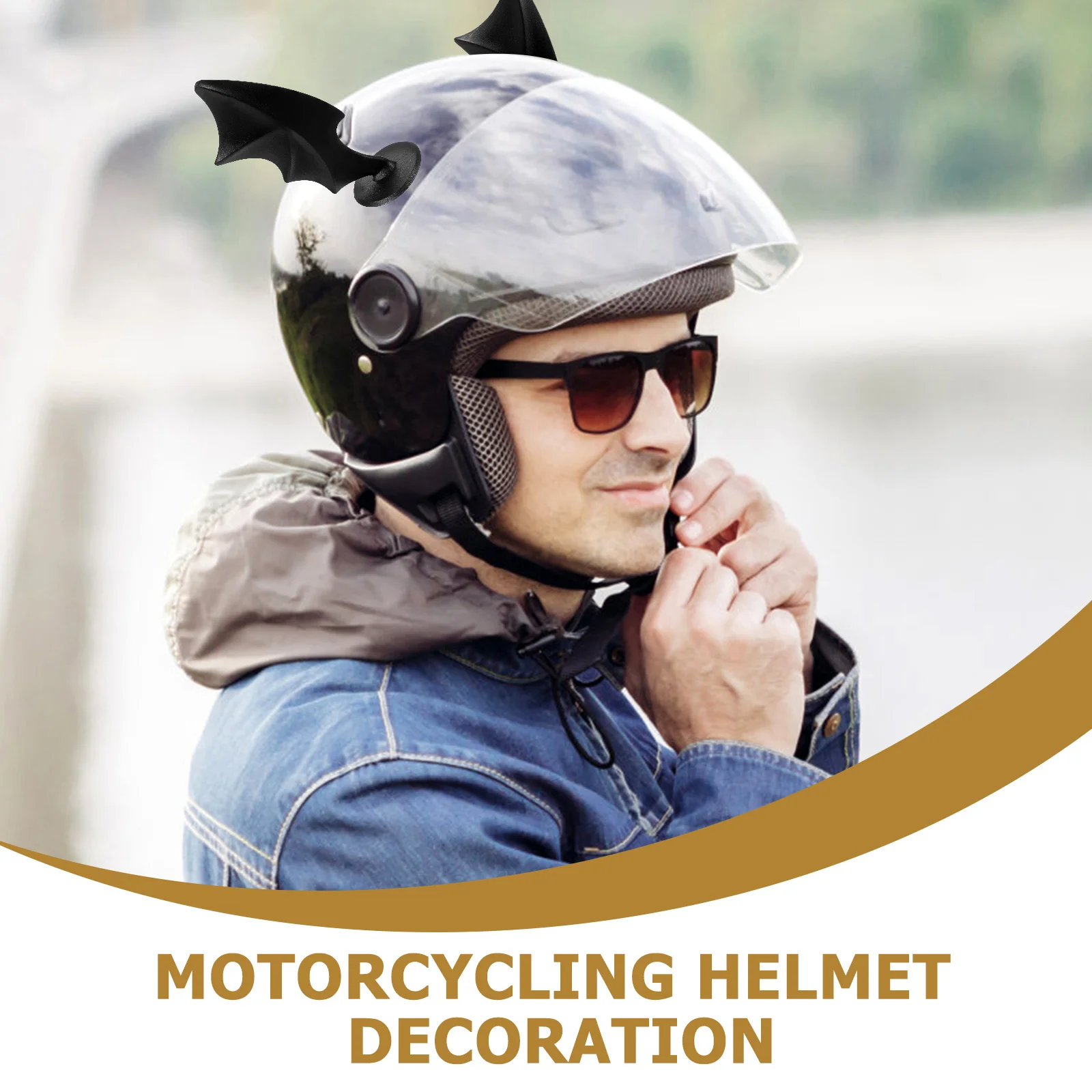 

1Pair Wing Decor Decorative Evil Wings Headdress Accessories Wings Crafts for Helmets Decoration