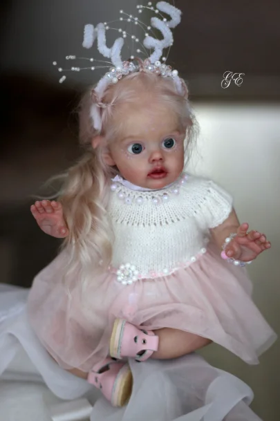 

DLS 16inches Elf FLO Reborn Toddler Gril Baby Doll Hande made Popular Painted Finished