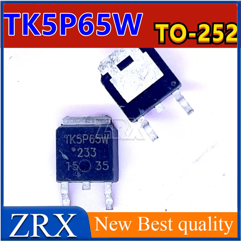 5Pcs/Lot New Original TK5P65W The TO-252 Encapsulation Integrated circuit Triode In Stock In Stock