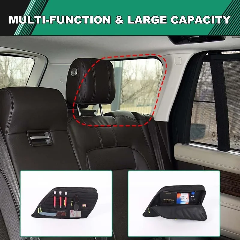 

For Land Rover Range Rover Executive 18-22 Car Trunk Side Window Storage Bag Luggage Tool Bag Auto Accessories Extended Edition