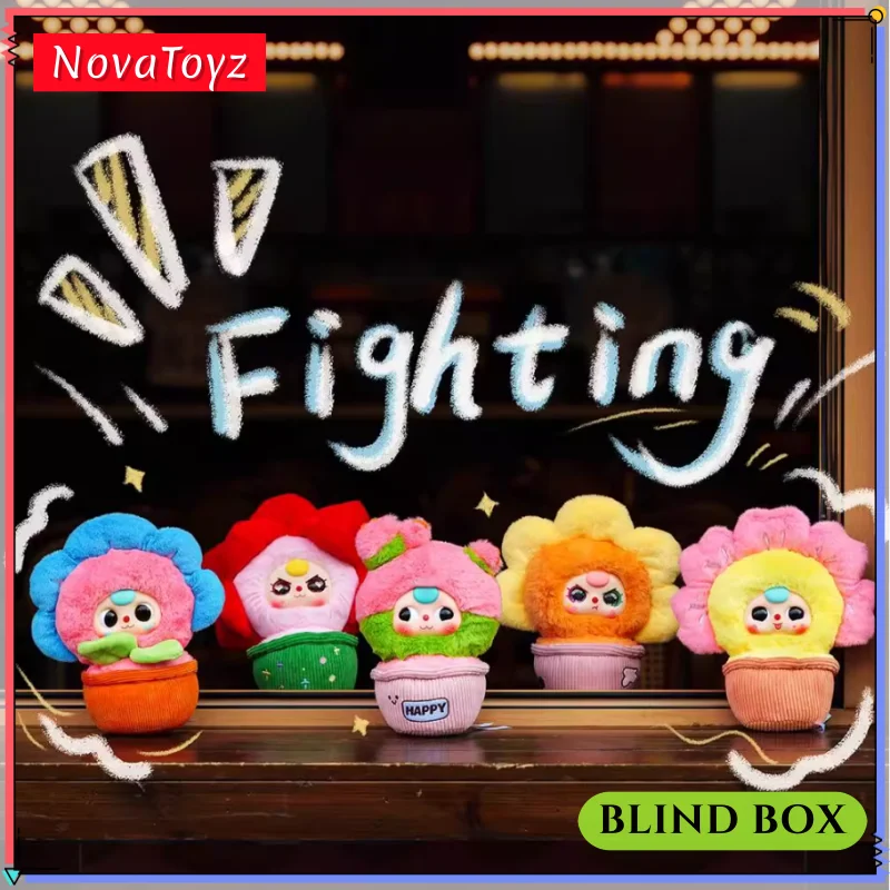

Baby Three A Potted Small Flower Series Limited Edition Blind Box Caja Ciega Toy Cute Kawaii Doll Desktop Decoration Girls Gift