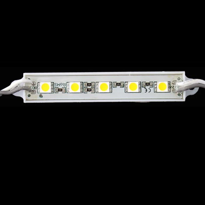 Practical 5 SMD 5050 LED Module Light Waterproof Hard Strip Bar Light Lamp 12V 5 Color For Home Decoration