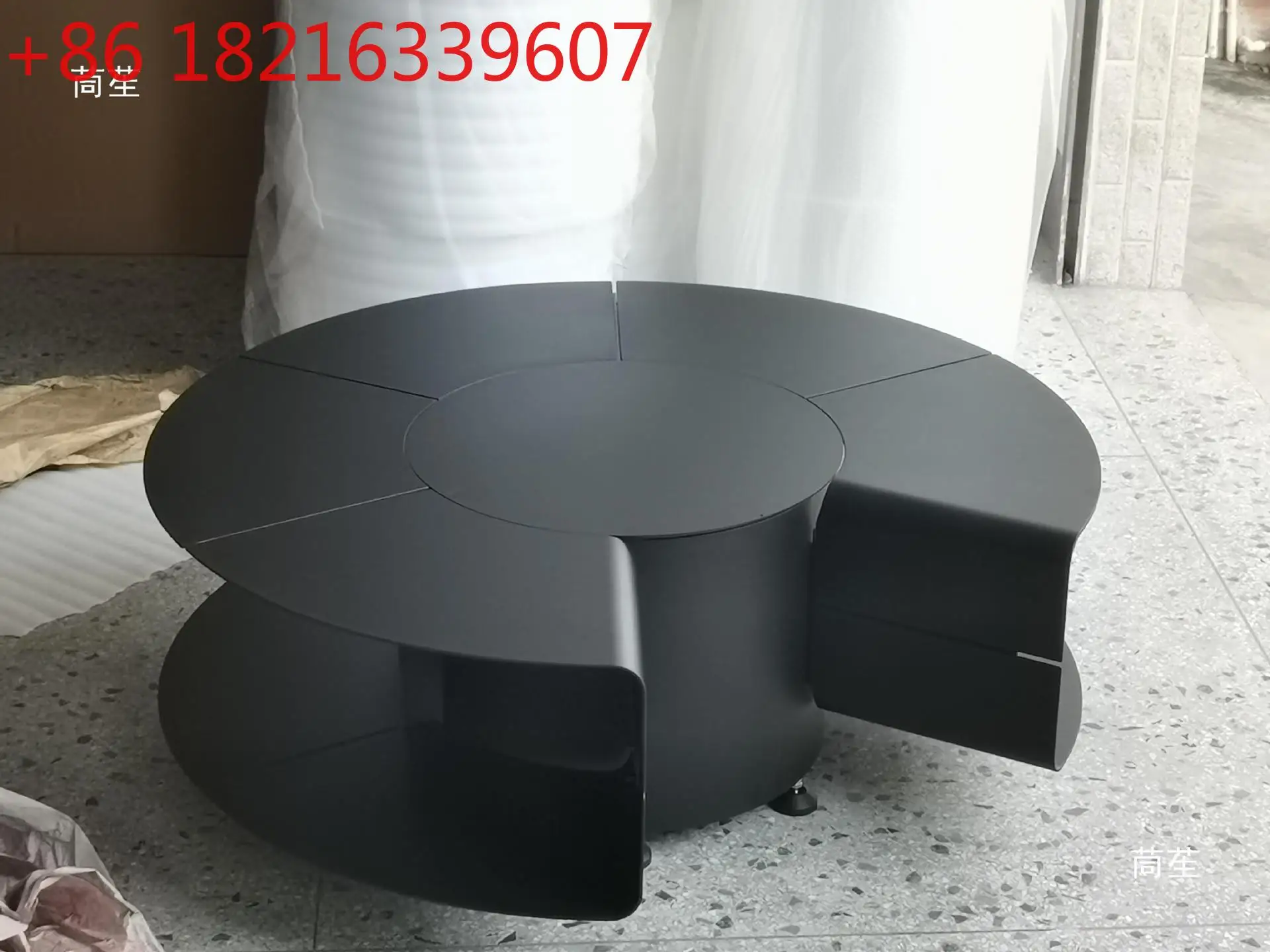 طاولة شواء للحديقة، شواء منزلي، ناسخة من الحديد المطاوع، نار المخيم #1