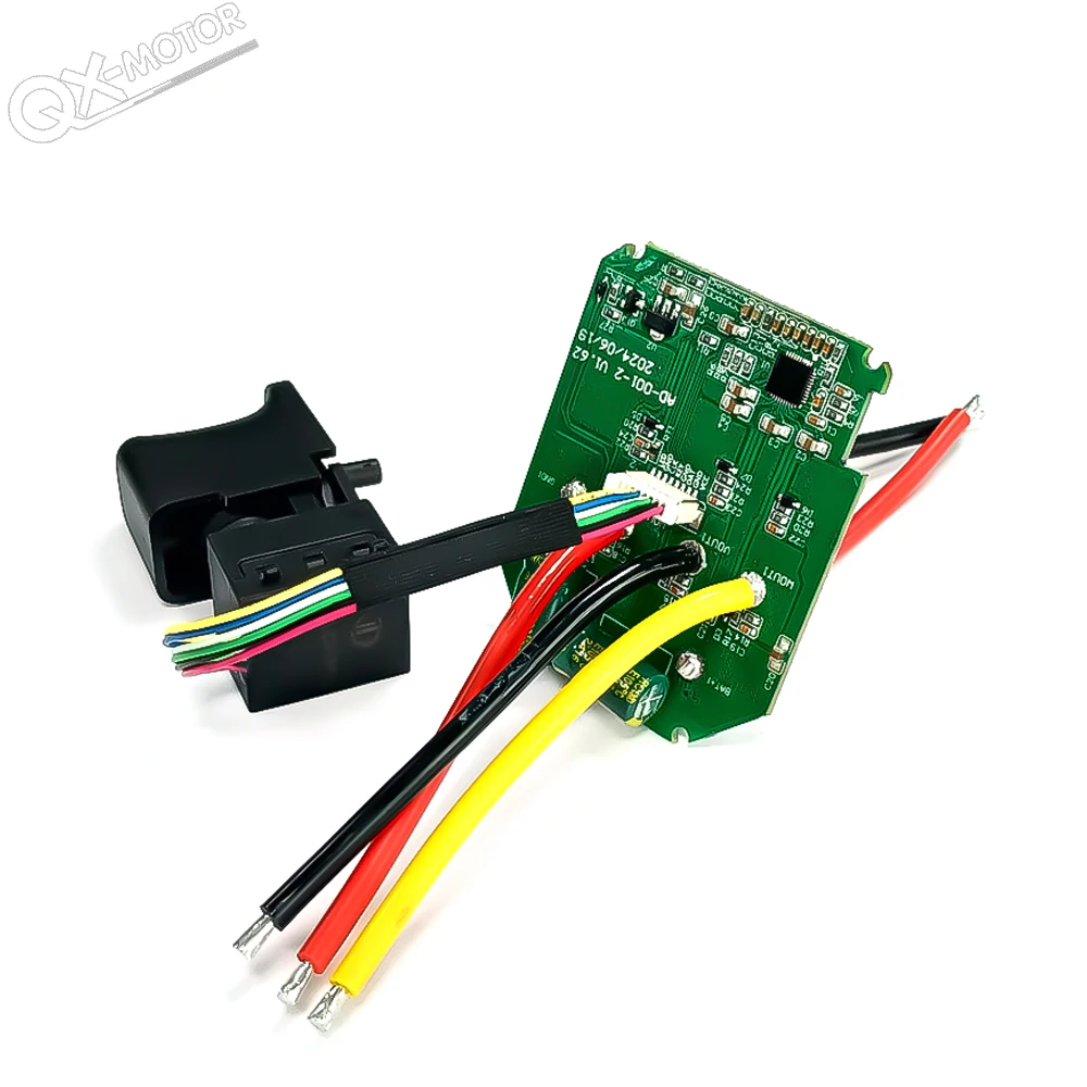 QX-MOTOR 1000W circuit board controller (with switch) and 50mm EDF 12blade fan CCW 3300KV brushless motor for Violent fan Parts