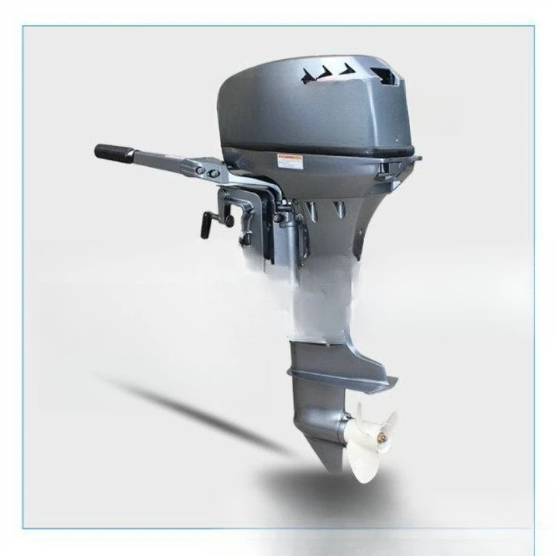 

2-Stroke 20 hp outboard, boat-mounted marine engine stern machine
