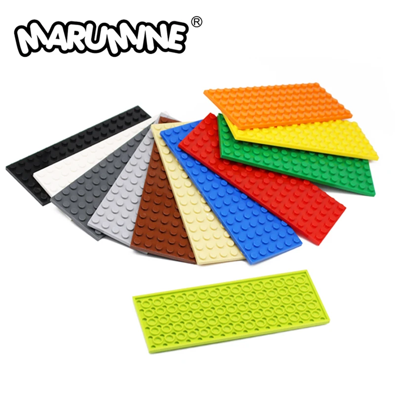 MARUMINE 3027 6X16 Baseplate Building Block แผ่น5PCS สร้าง MOC คลาสสิกอิฐก่อสร้างอะไหล่บอร์ด