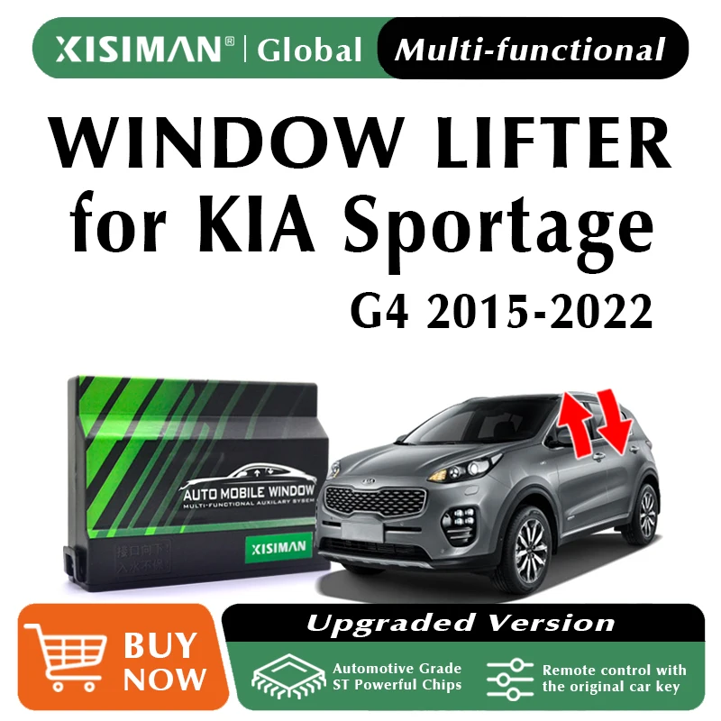 

Multi-function Car Auto Power Window Closer Lifter Kit For Kia Sportage 2015-22 Car Remote Power Window Close Module Accessories