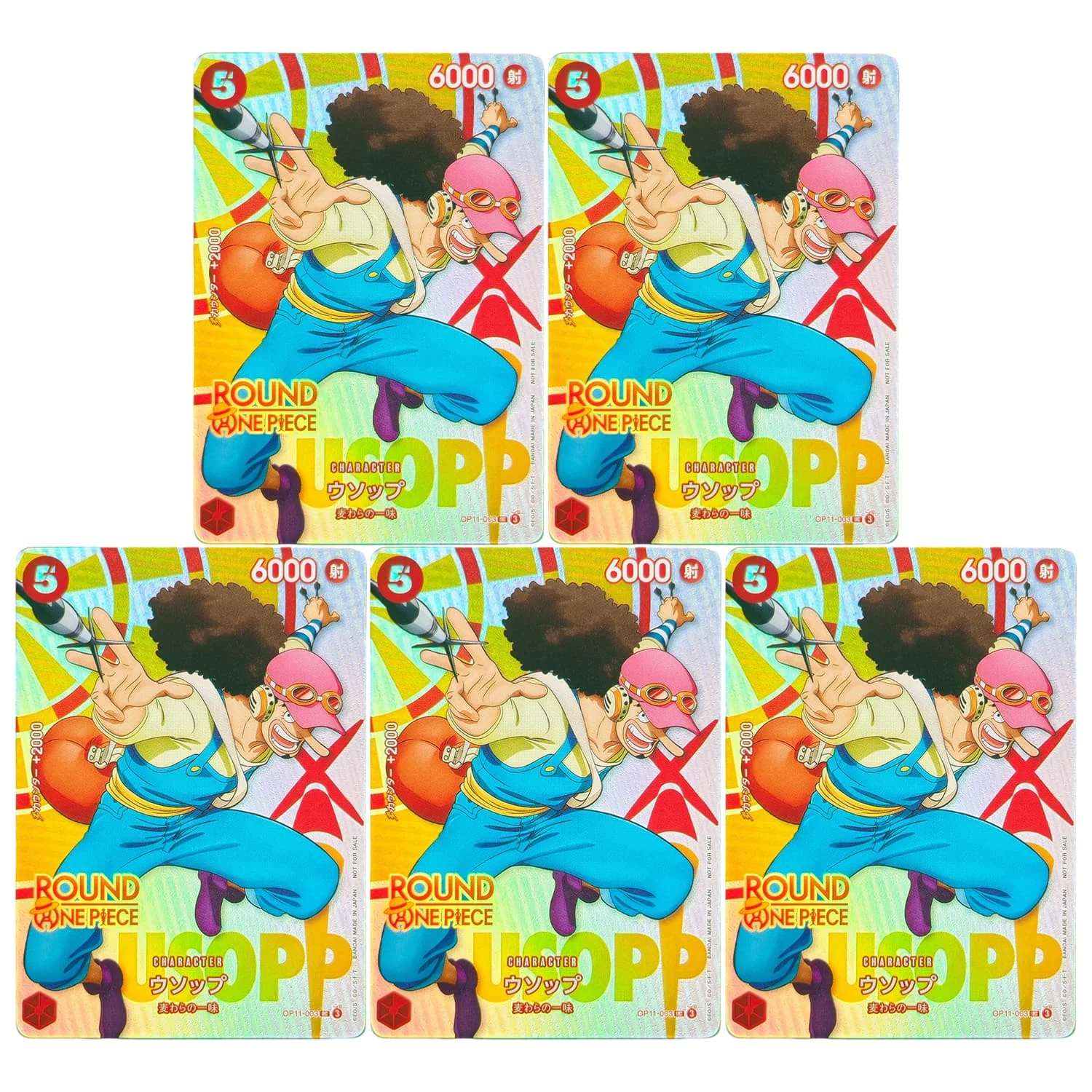 Selbstgemachte Proxy One Piece Round 1 Japanische Sammelkarten: Usopp, Nami, Robin, Zoro, Luffy, Sanji, Chopper, Franky, Brook, Jinbe