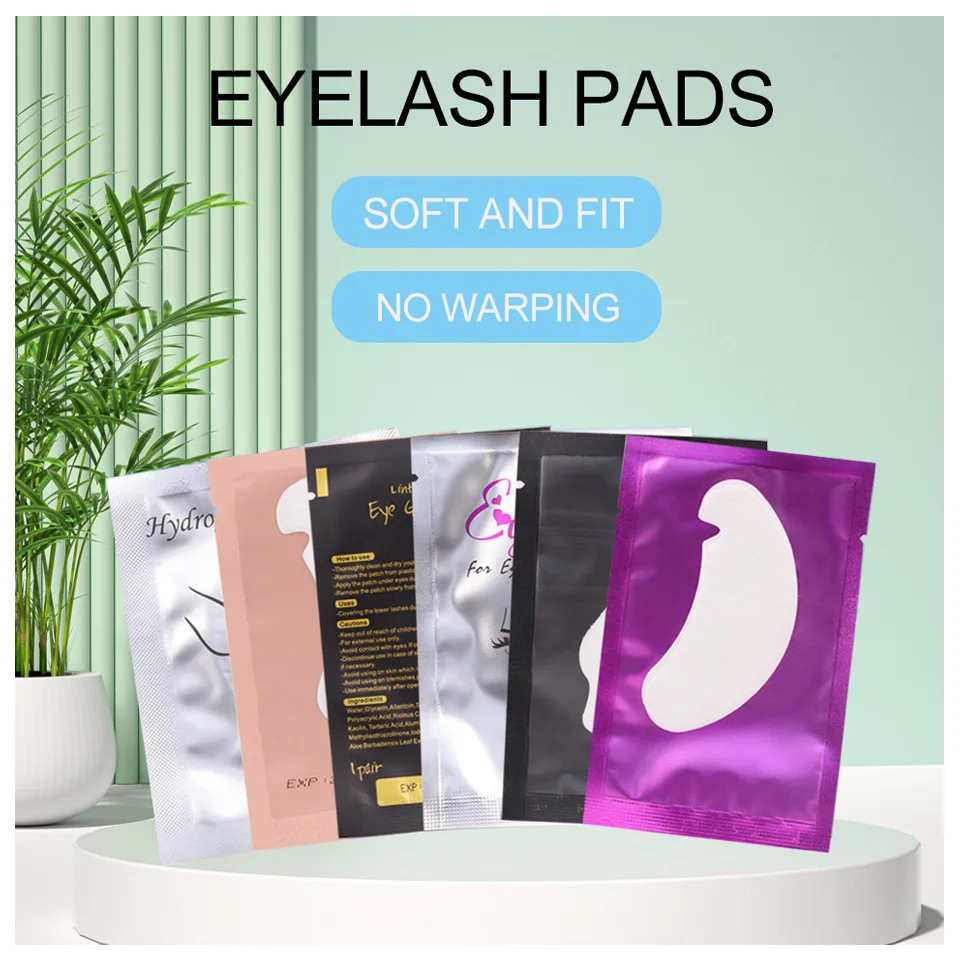 Lashprofessor U Shape Eyelash Pads Grafted Lash Hydrogels Gel Patches Under Eye Pads for Eyelash Extension Tips Sticker Makeup