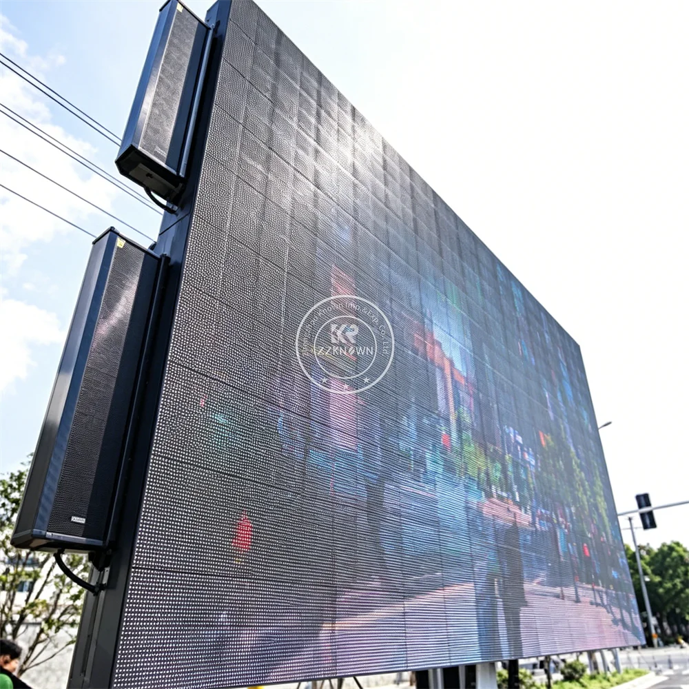 Solar Powered LED Advertising Trailer Mobile Digital Billboard Screen Trailer For Outdoor Promotion And Media Advertising Use