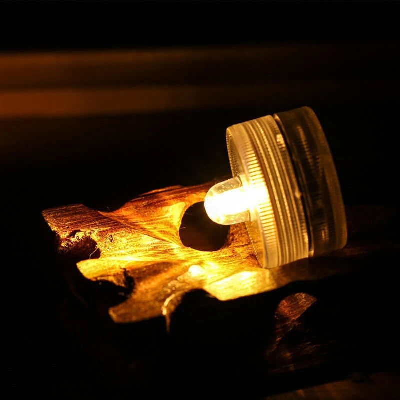 Waterproof Submersible LED Tea Lights  Flameless Candles for Underwater Pool, Bath & Wedding Decor, Safe & Remote Controlled