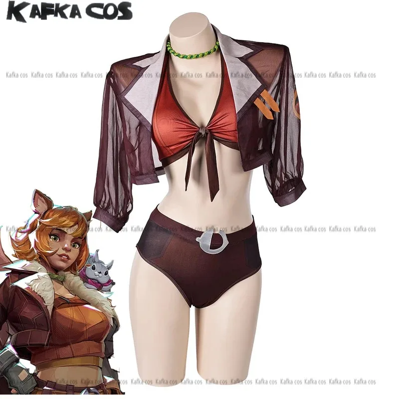 jeu-marvel-rivals-doreen-vert-cosplay-fantaisie-ecureuil-fille-maillot-de-bain-costume-femmes-fantasia-maillots-de-bain-pour-halloween-jeu-de-role-ou