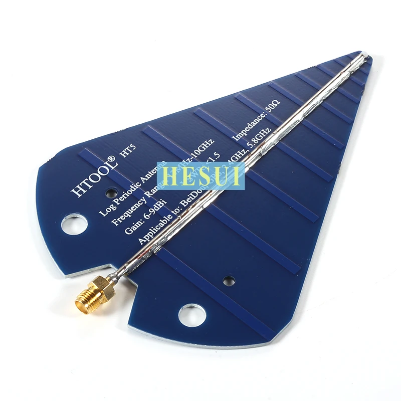 HT5 log-periodic antenna 1.3-10GHz full band high gain directional receiving antenna uwb