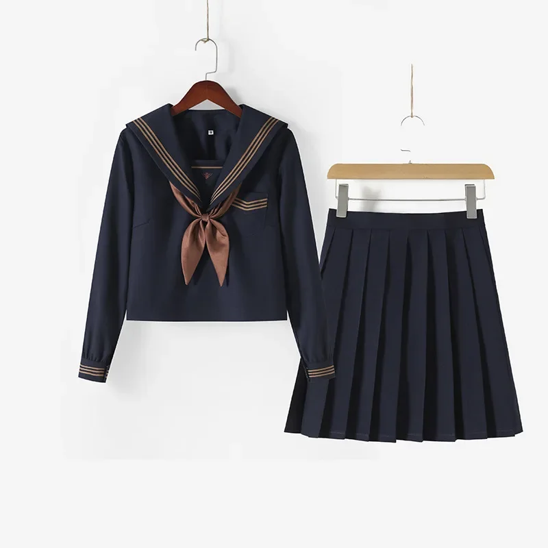 

Cyanosis Orthodox College Style Japanese and Korean Student Uniform JK Uniform Anime Cosplay Sailor Uniform Class Top and Skirt