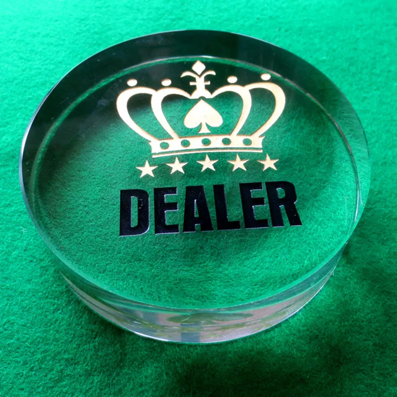 1 قطعة كريستال ولي تكساس بوكر رقائق المهنية كازينو لعبة ملحق تذكارية تحصيل الهدايا رمزية عملة الجدول بوكر