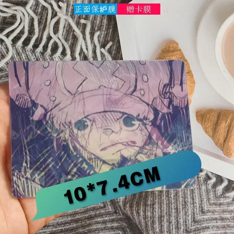 การ์ดวันพีซลายลูฟี่ โซโล ช็อปเปอร์ ฟิกเกอร์อนิเมะ ของเล่นการ์ตูน ที่คั่นหนังสือ ของขวัญวันเกิดสุดน่ารัก สินค้าอนิเมะ