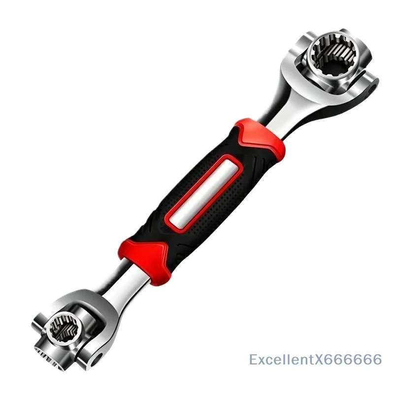 52 in 1 360 Degree Rotating Ratchet Wrench Universal Multi-Function Socket Tool for Home DIY Garage Repair Gifts for Men