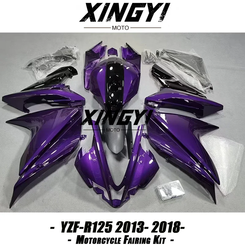 High Quality ABS Plastics Fairing Kit Fit for Yamaha YZF R125 YZF-R125 2014-2018 Injection Mold Bodywork Kit 2015 2016 2017