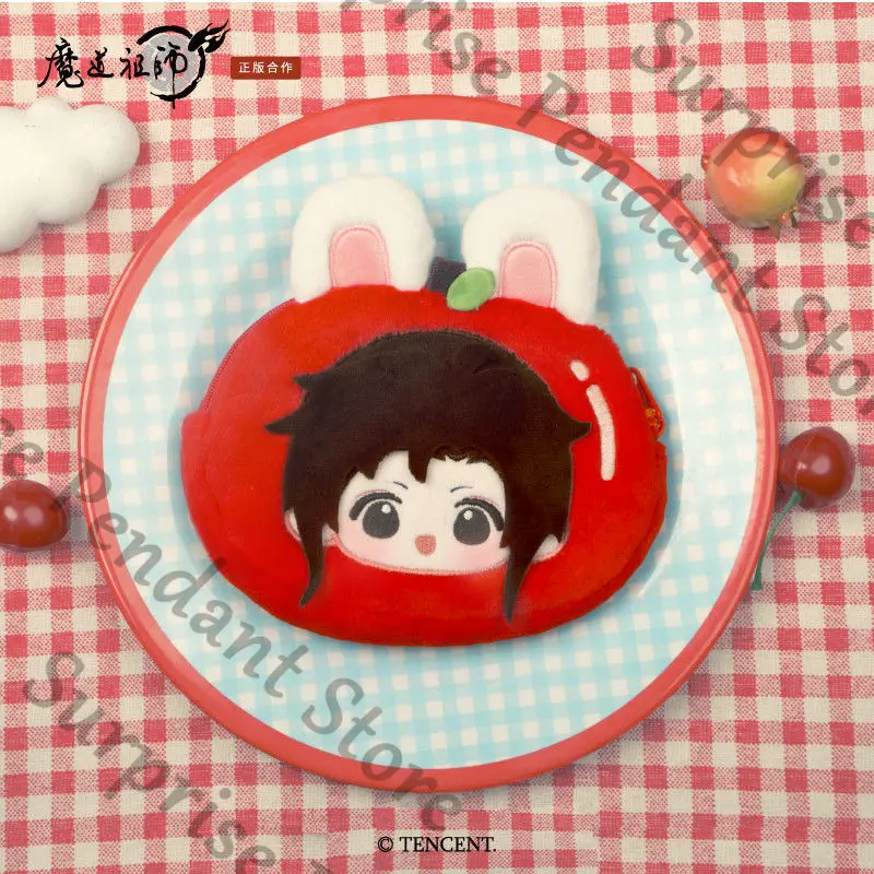 

Grandmaster of Demonic Cultivation Аниме Eating Fruit Series Пушистый кошелек для монет WeiWuXian LanWangJi Милый подарок