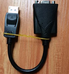 Active Male Display Port DP to VGA Female Adapter Cable Converter For Projector DTV TV HDVD Player 1080P
