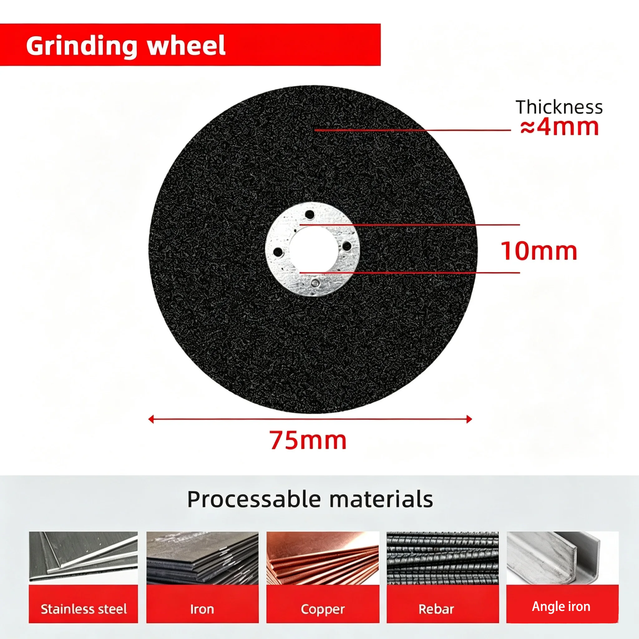 Conjunto de 7 Lâminas de Serra Circular Procut de 3 Polegadas com Disco de Desbaste de 75mm - Estrutura de Aço Durável, Incluindo Lâminas de Serra de Corrente, Me