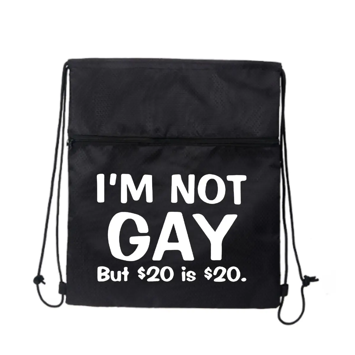 

Not Gay, Just Tall Humor Graphic Intrigue Стильная сумка на молнии на шнурке для спортзала: спортивный дизайн для любителей фитнеса