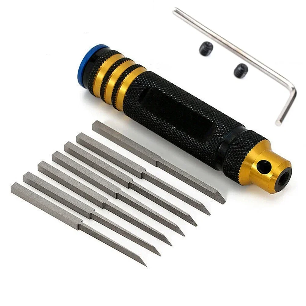 Imagem -06 - Prime Modelo Scriber com Lâmina de Resina Esculpida Linha Scribe Hobby Ferramenta Corte Cinzel Substituir Lâminas para Avião Carro rc