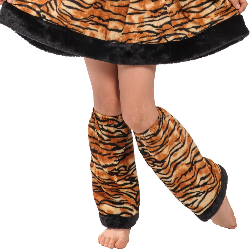 Tiger Girl Cosplay cuteme for Kids Tiger Fancy Dress Tiger Child Costume Halloween Purim Carnival Party Outfit Costume da ragazza