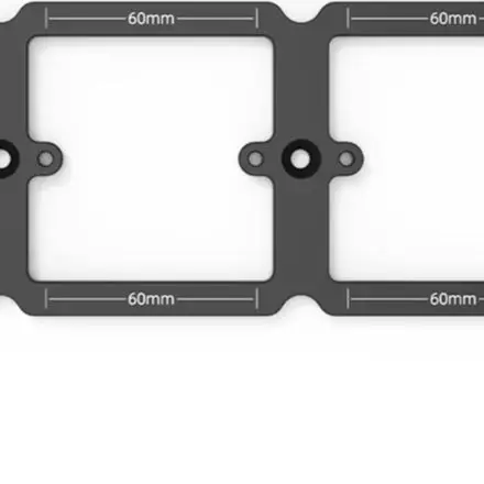 User Friendly Switch Installation for Tool Installation 62x72mm Wire Box Template Thickened Material User-friendly Design