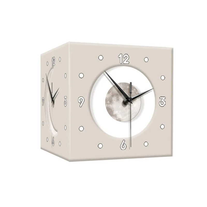 

Light luxury clock wall clock living room 2024 Internet celebrity creative clock decorative painting