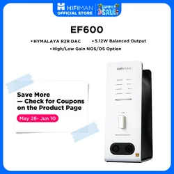 HIFIMAN EF600 Bluetooth DAC/Amplifier/Headphone Stand with HYMALAYA Pro R2R DAC