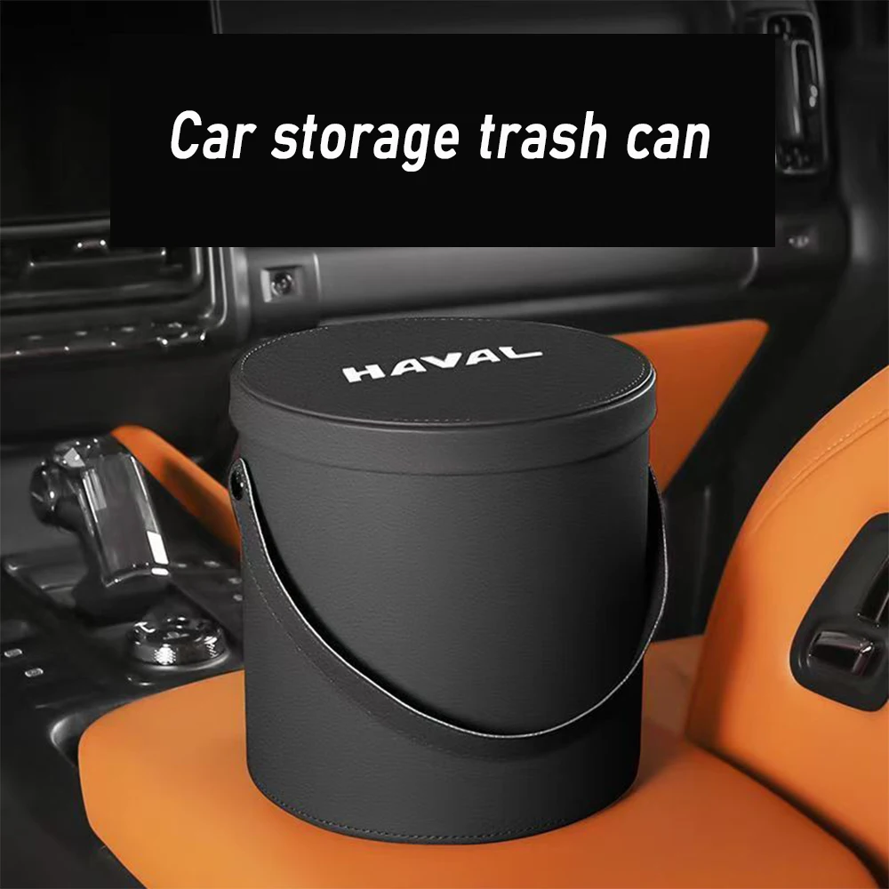 For Haval H9 2nd H3 H5 H6 Haval general Artificial leather car trash can car interior accessories